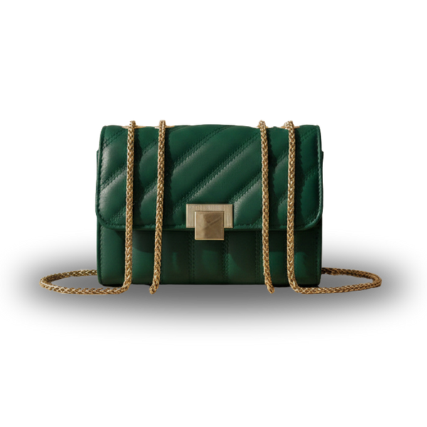 Bolsa Fensta | Corrente Dourada em Couro PU