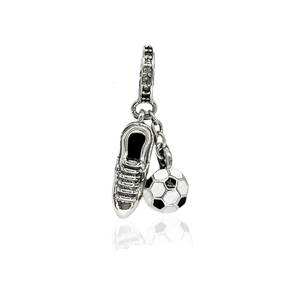 Berloque I love football Duo | Prata 925