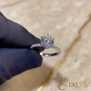 Anel Éclatante | Moissanite 2 Quilates e Prata 925