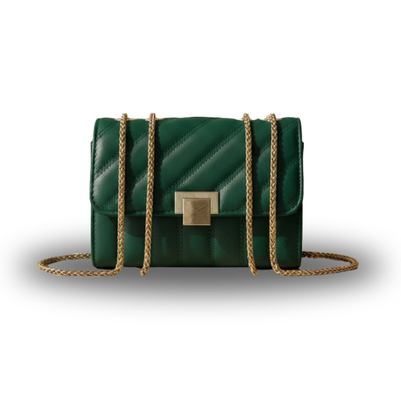 Bolsa Fensta | Corrente Dourada em Couro PU