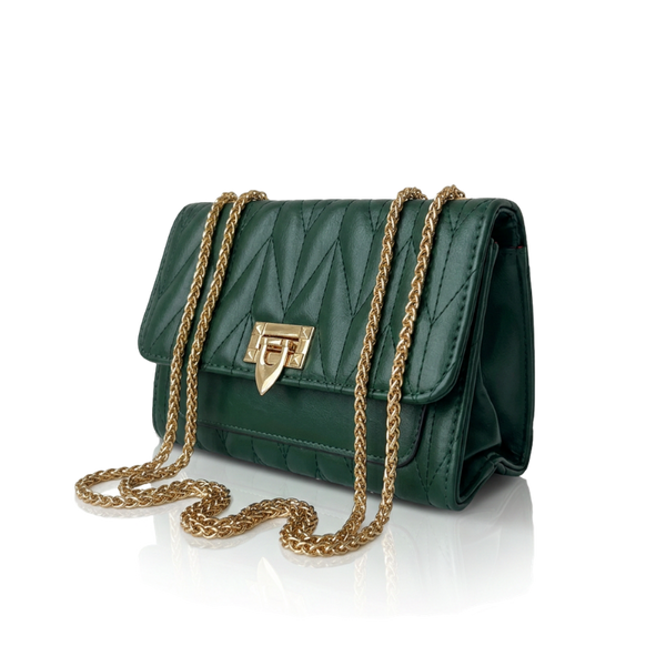Bolsa Matelassê Luxe | Corrente Dourada Premium