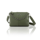 Bolsa Transversal Retta | Corrente Grafite & Alça Dupla Premium