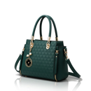 Bolsa Versailles | Couro PU Texturizado, Ferragens & Charm Dourado
