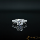 Anel Stellaire | Moissanite 2 Quilates e Prata 925