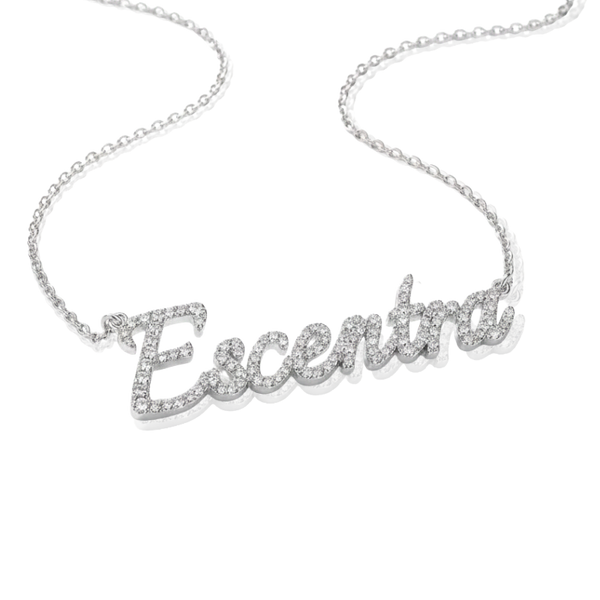 Colar Nominelle | Moissanite e Prata 925 Personalizado