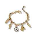 Colar e Pulseira do Brasil com Berloques | Banhada a Ouro 18k