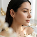 Brinco Ear Cuff Estrelas | Zircônia & Banho Ouro 18K