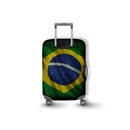 Capa de Mala para Viagem de Proteção | Bandeira do Brasil, o Hexa Vem!